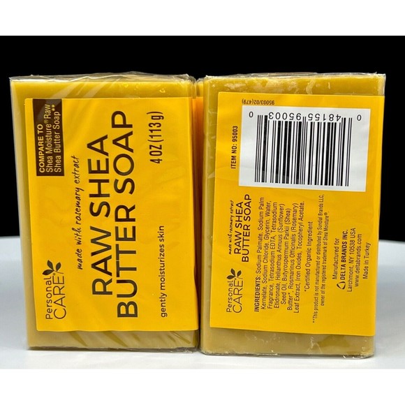 Raw Shea Butter Soap Rosemary Extract 4oz Compare to Shea Moisture - Picture 4 of 6